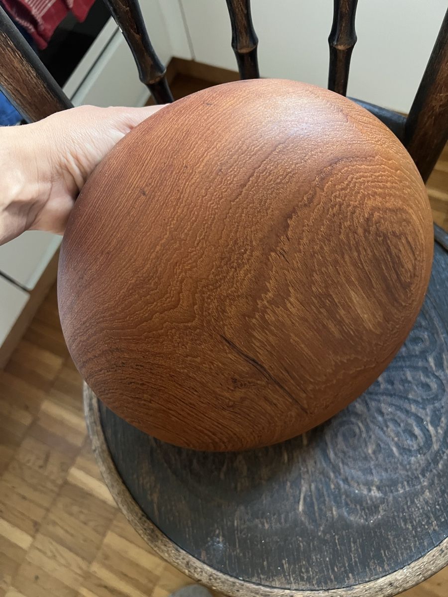 Ciotole: Mid century teak bowl 25 cm – Usato da Zürich venduto da Zurich_TimeCapsule 2