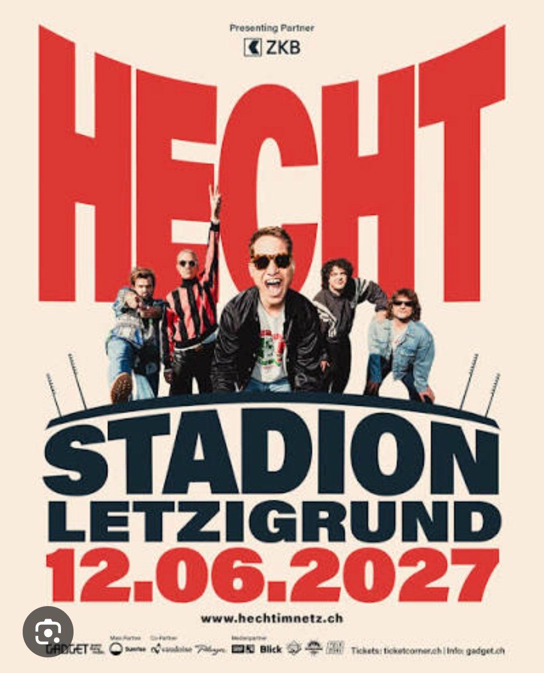 Tickets: Hecht Stadion Letzigrund 12.06.2027 – Neu (gemäss Beschreibung) aus Ennenda von Schnuffel03