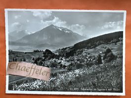Ansichtskarte Schwanden ob Sigriswil mit Niesen, Region Bern