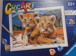 Ravensburger Malen nach Zahlen - Löwenbabys - Neuwertig