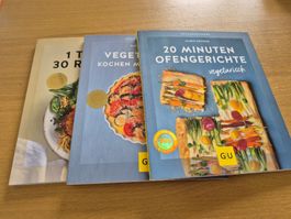 Vegetarische Kochbücher GU (3stück)