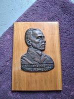 Wandrelief General Henri Guisan 1939-45 Holz Metall