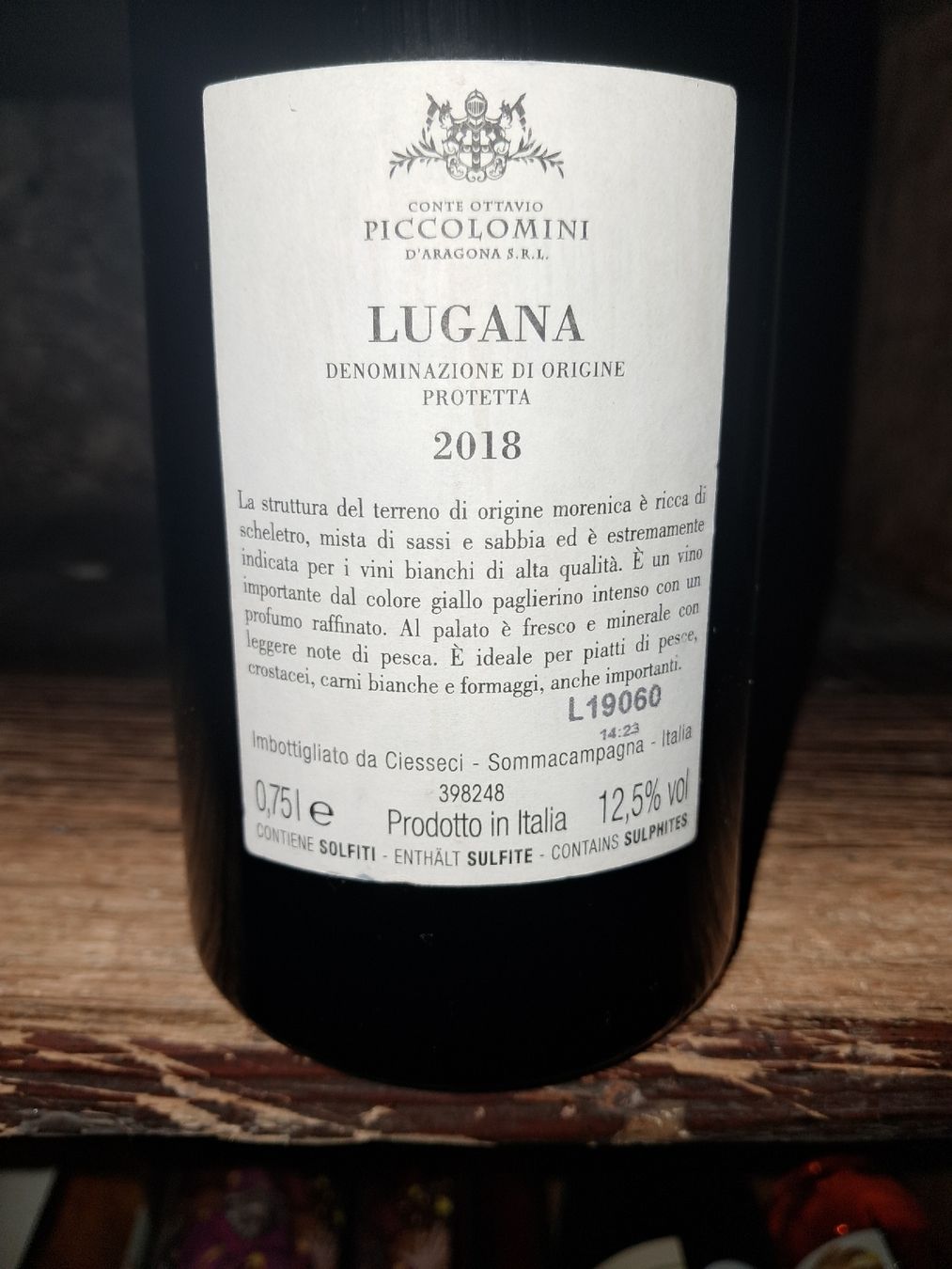 Vino: Lugana DOC Conte Ottavio Piccolomini d'Aragona 2018 – Nuovo e nell'imballaggio originale da Le locle venduto da juliensaran 3