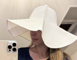 Sonnenhut Damen weiss - Neu!