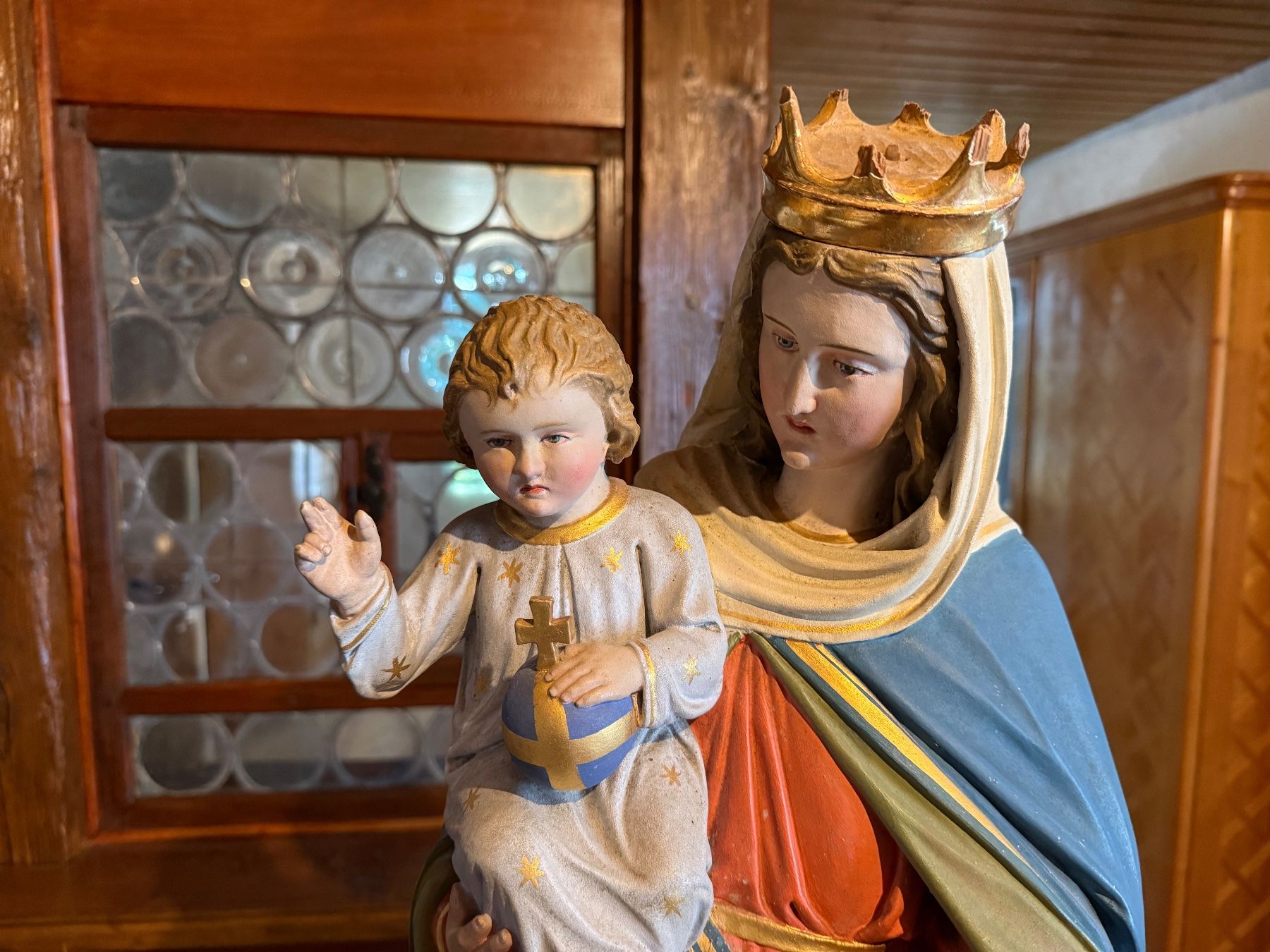 Sculture & Statue: Antike Madonna Marienstatue Heiligenfigur – Usato da Bern venduto da Jwpm66 1