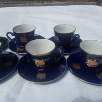 6er Set Mokka/Espresso Tassen Unterteller FP Zajecar