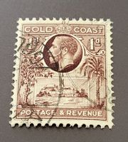 Goldküste 1928 alte briefmarke