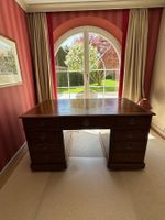 Original englischer viktorianischer Mahagoni-Partnersdesk