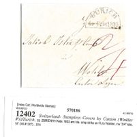 ZÜRICH 11.02.33 Vorphilatelie frontseitig dekorativ [12402]