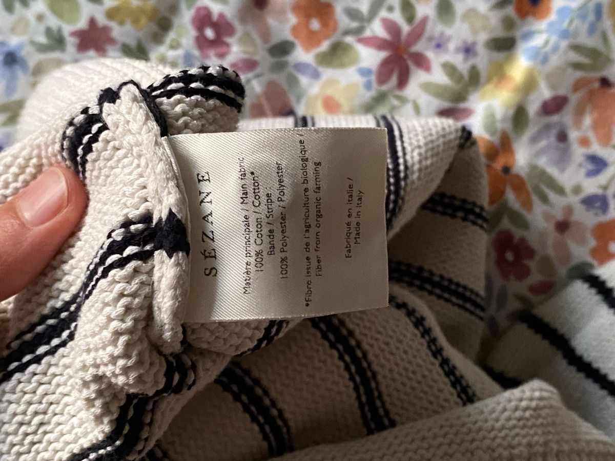 Pullover & Sweatshirts: Sezane Pullover Leontine gestreift Weiss/Schwarz size XS – Neu (gemäss Beschreibung) aus Zürich von Marjolynee 3