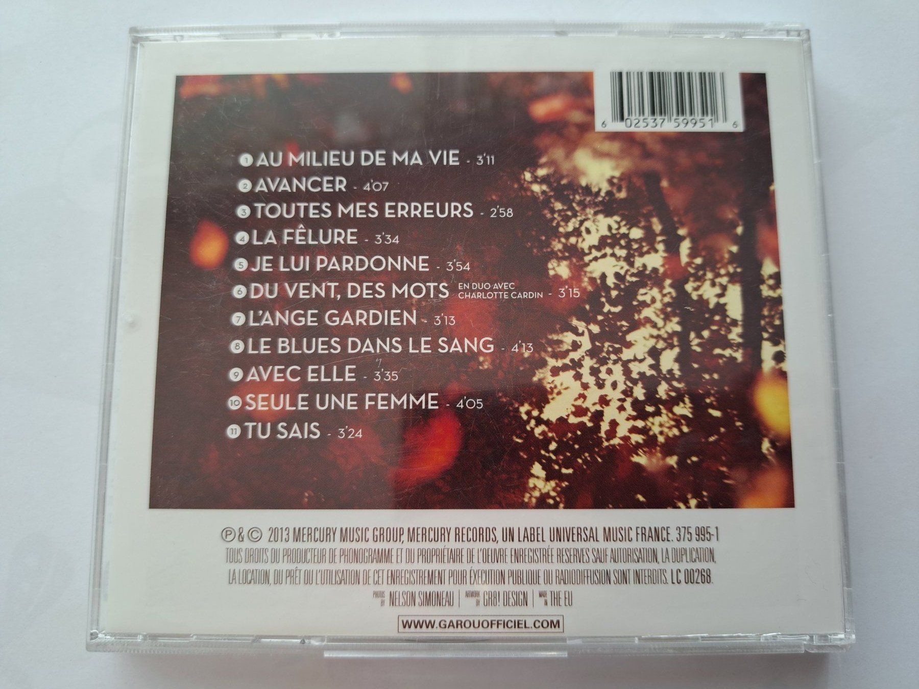 CDs: Cd Garou - Au milieu de ma vie  – D'occasion à Pully par bro_n52j 2