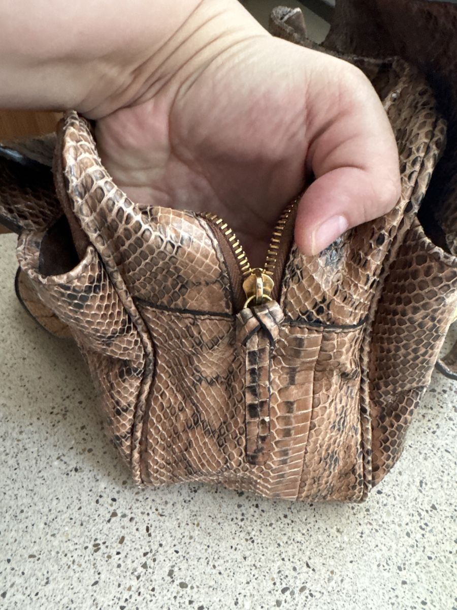 Mulberry Taschen für Damen: MULBERRY Schlangenleder braun Bowlingtasche – Neu (gemäss Beschreibung) aus Brütten von Rod816 7