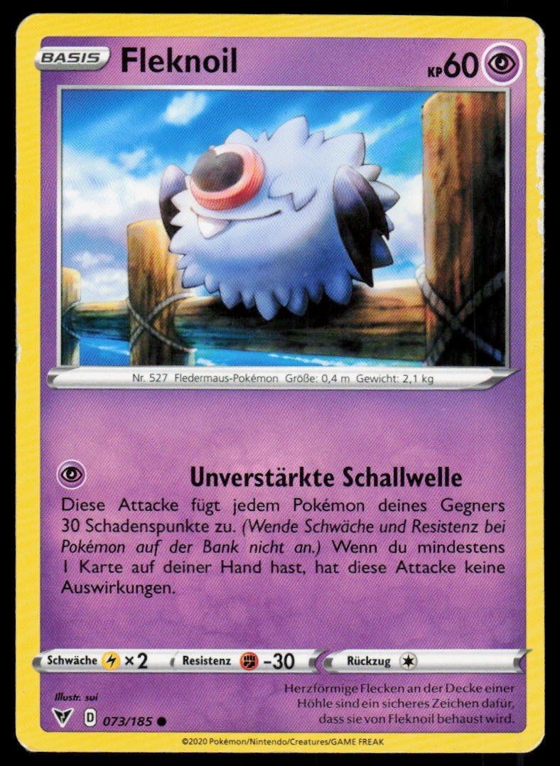 Pokémon Carte collezionabili: Pokemon Fleknoil 073/185 – Usato da Herisau venduto da Pokemon2025
