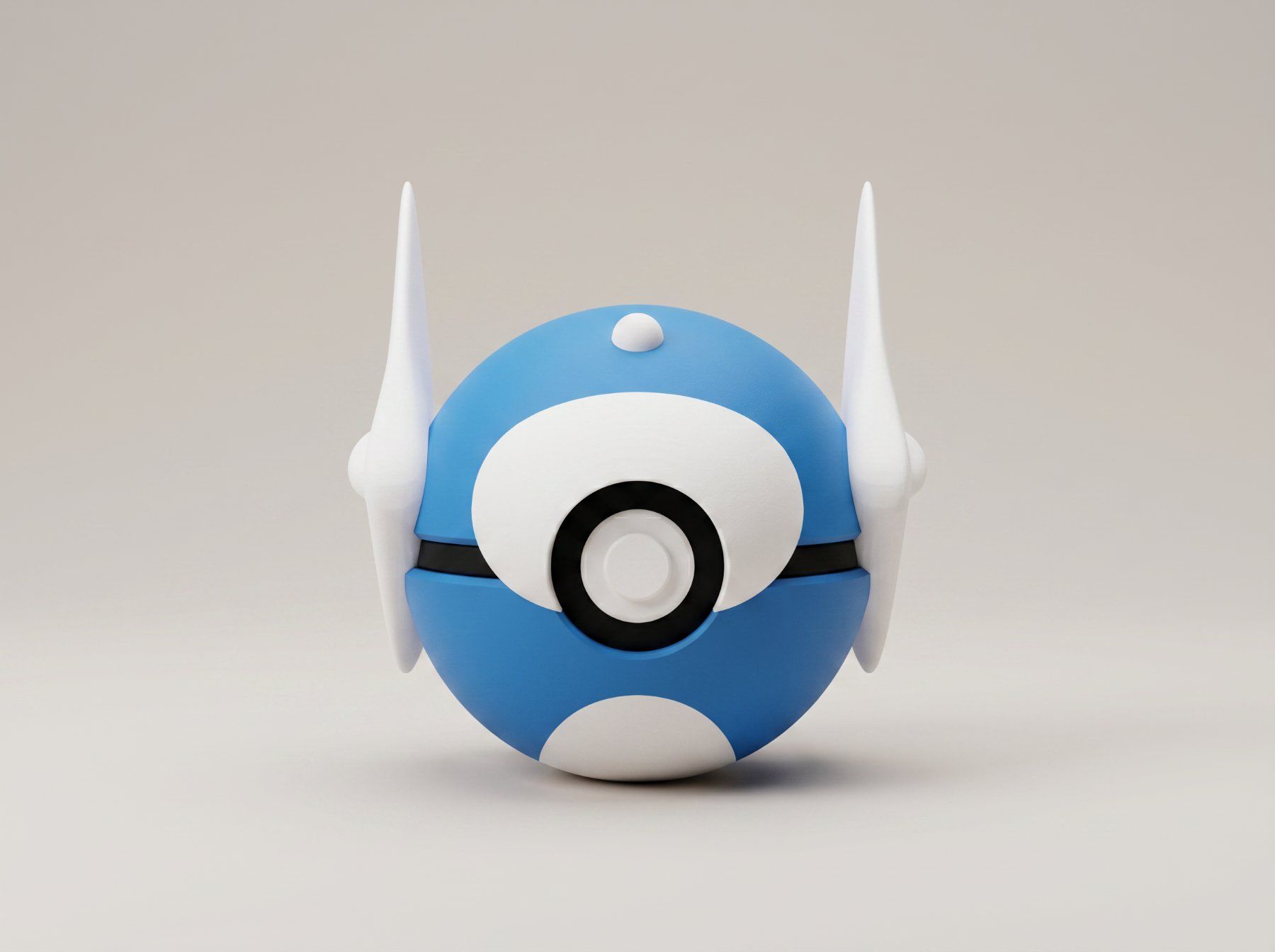 Statuette: Pokeball Dratini - 3D Printed – Nuovo (secondo la descrizione) da Ligornetto venduto da Nero_Forma_3D