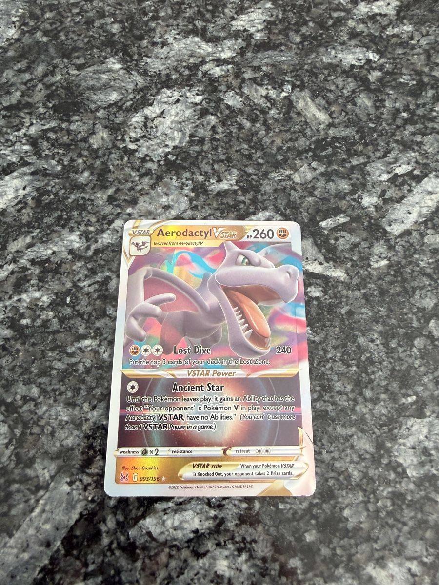 Pokémon Carte collezionabili: Pokémon Aerodactyl VSTAR 093/196 – Usato da Liestal venduto da arl_6tv7
