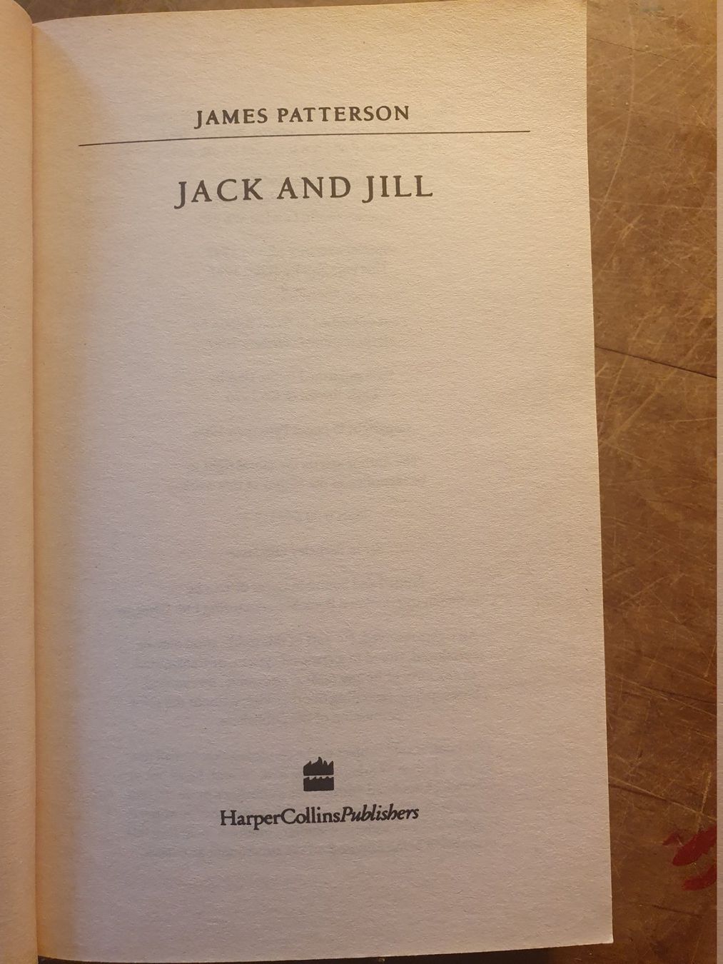 Libri: Jack And Jill - James Patterson – Usato da Zürich venduto da loosebone 4