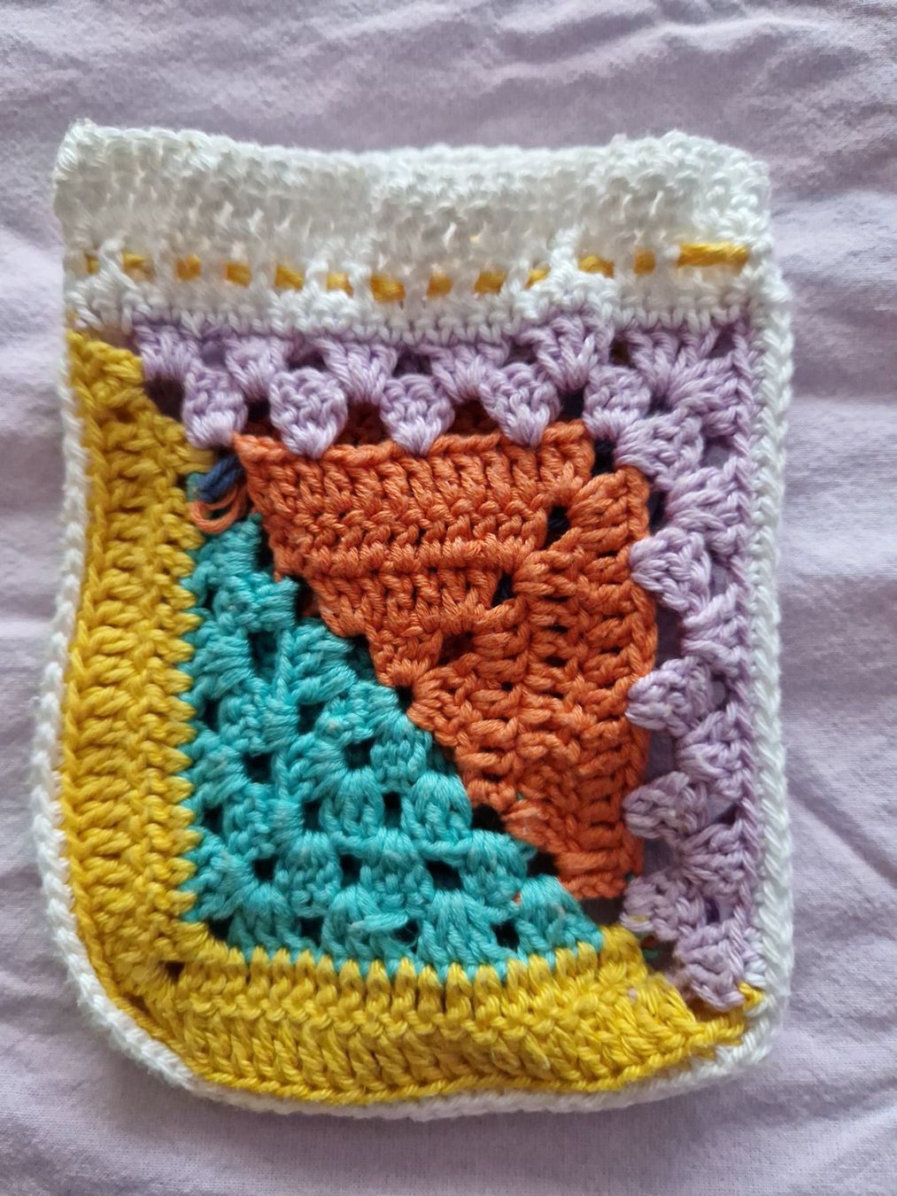 Borse: Handgemachter Granny Square Beutel, kleine Tasche, Boho – Usato da Neuhausen am Rheinfall venduto da Alchimista 2