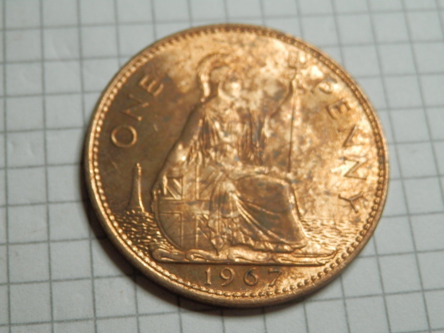 Tutti le monete: Großbritannien 1 Penny, 1967 – Usato da Weiach venduto da weiach81