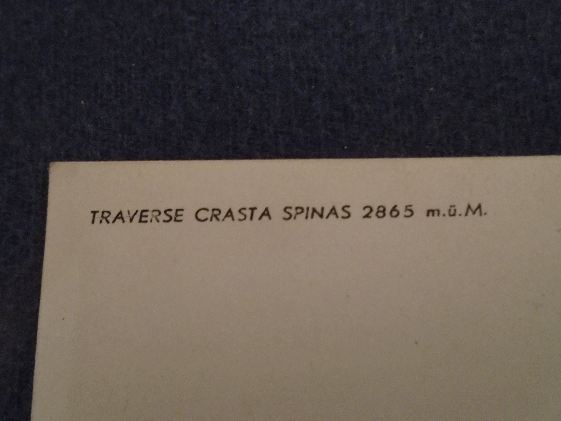 Cartoline postali: Crasta Spinas – Nuovo (secondo la descrizione) da Niederlenz venduto da Cedros58 1