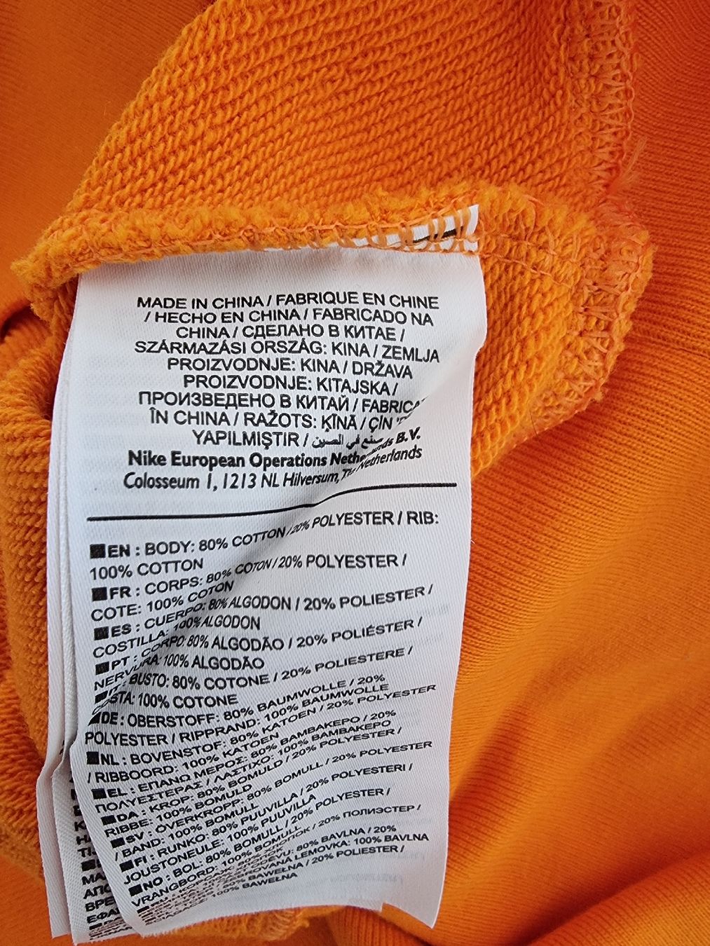 Nike Pullover & Sweatshirts: Nike Sweatshirt Orange Gr. M Crop Top Look – Gebraucht aus Goldach von Cooky2011 5
