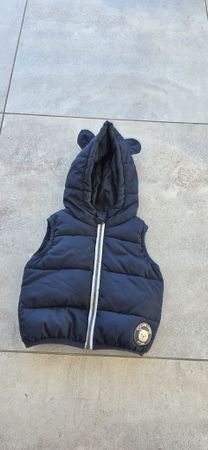 Winter Weste mit Ohren Kapuze, Top Zustand, Grösse 74