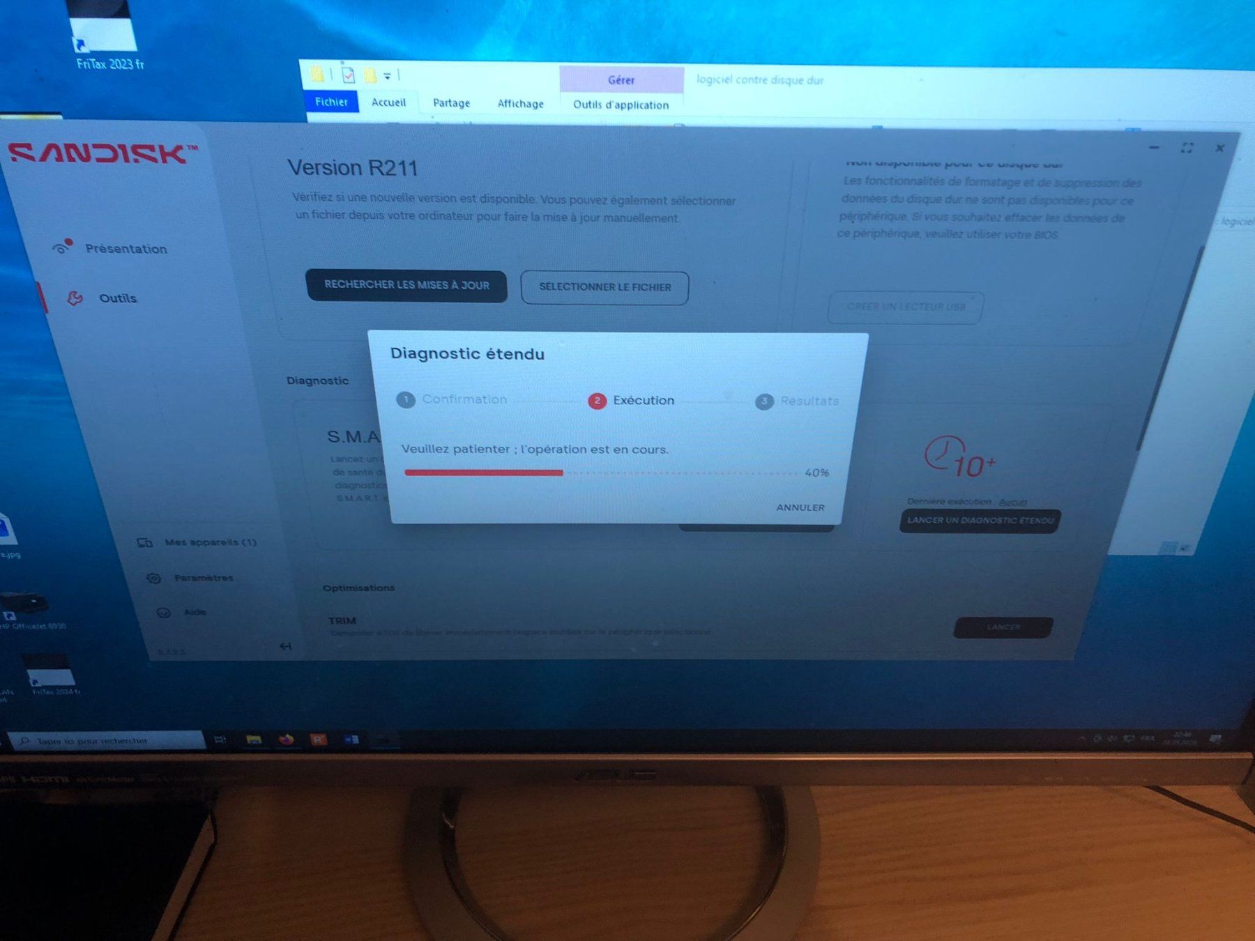 Sandisk Dischi rigidi: Vends ssd Sandisk 120gb – Usato da Corpataux venduto da pfi_27t6 3