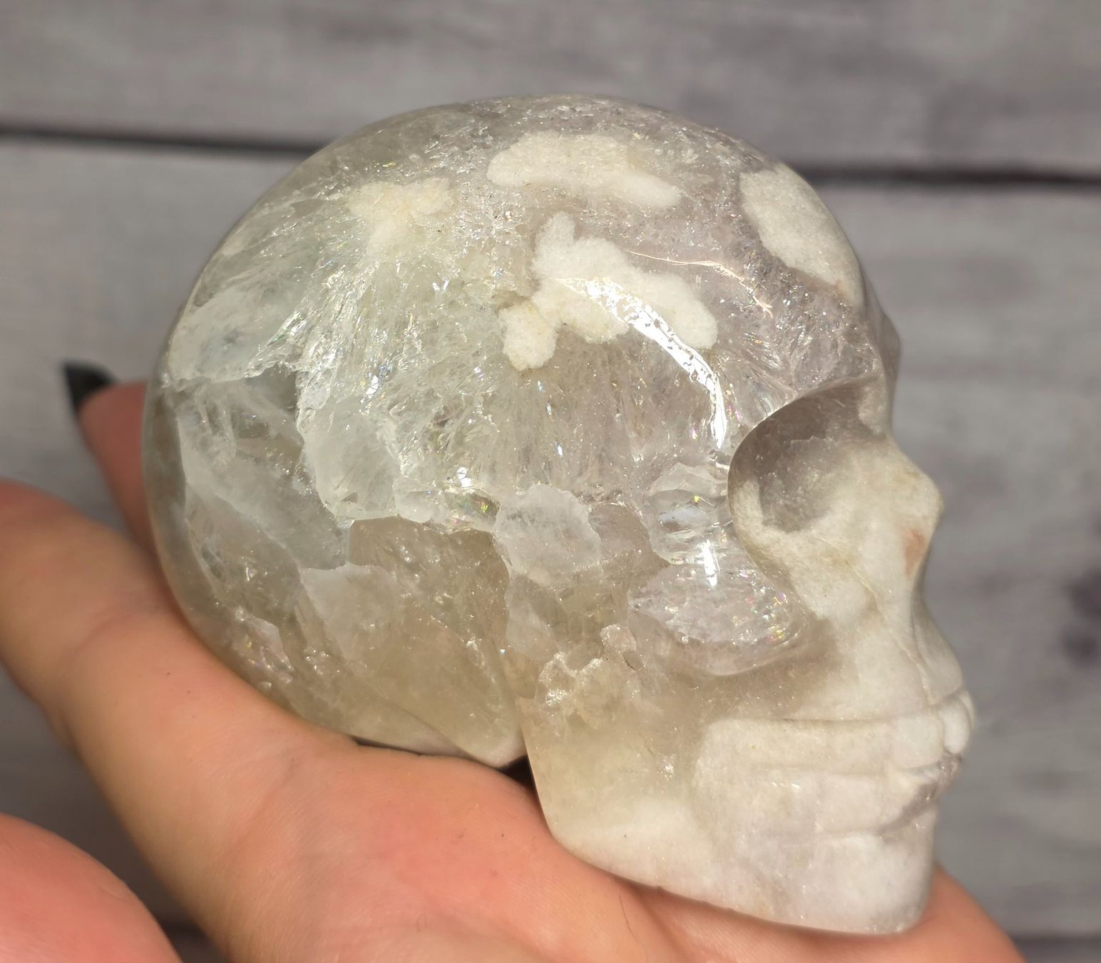 Minerali & Pietre curative: Achat Schädel 333g – Nuovo e nell'imballaggio originale da Matzingen venduto da Shay_Crystalz
