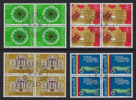 1980 Werbemarken I. 4er-Blöcke ⊞ ET-gest. ʘ ZNr. 636-639