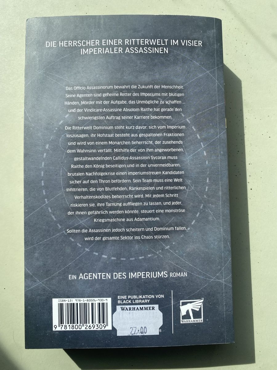 Libri: Warhammer 40K Roman, Königsmacher – Nuovo (secondo la descrizione) da Zürich venduto da LilySchlatter 1