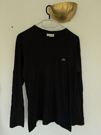 T-shirt manches longues Lacoste noir taille M FR 4