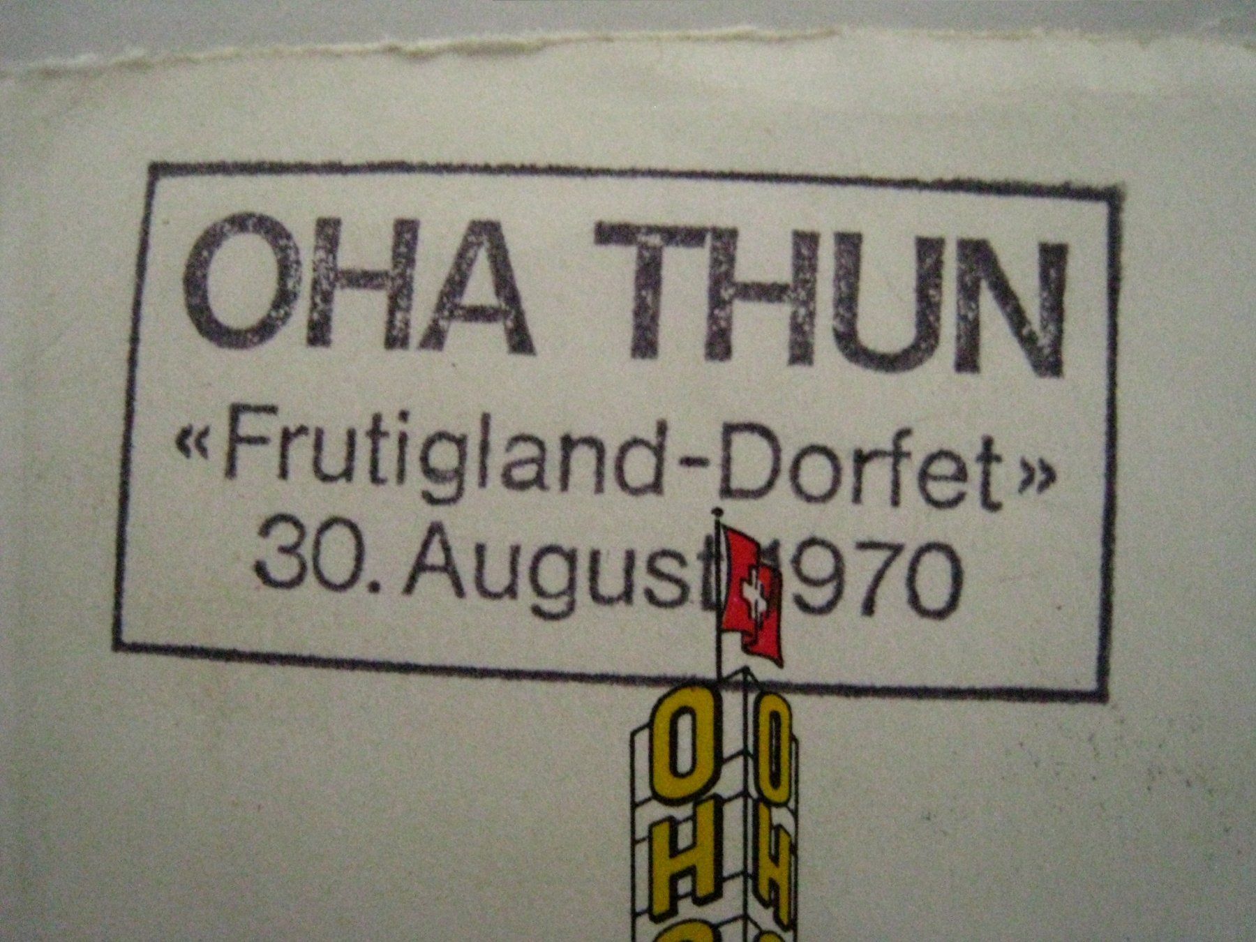 Tutti i francobolli: OHA Thun 1970 – Usato da Aarwangen venduto da Pinsel7890 2