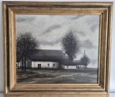 Dipinti: Jacques Deperthes huile de 1976 intitulé Nolant – Usato da Carouge GE venduto da don_lfw9