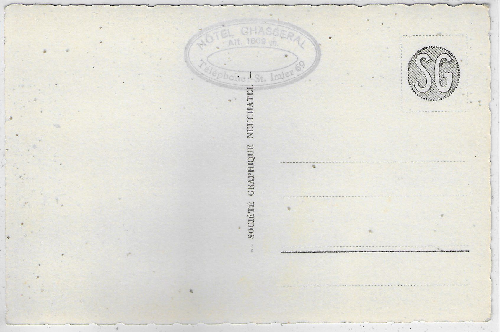 Cartoline postali: Hotel du Chasseral – Usato da Ettingen venduto da Kartenplanet 1