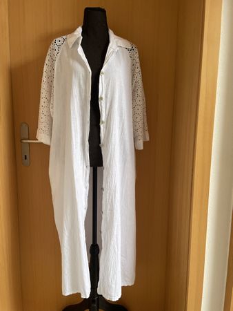 Boho Blusenkleid /  Blusenmantel aus Leinen