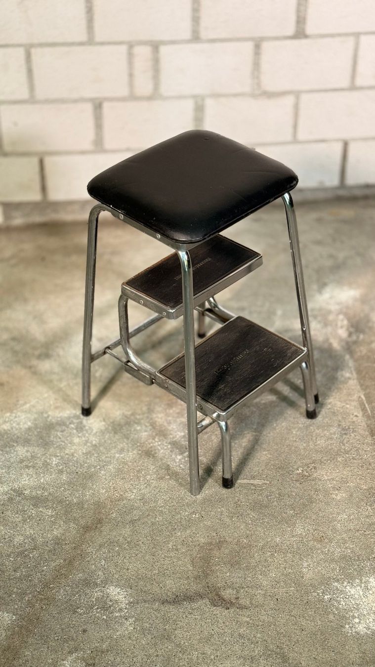 Scale: Hailo Klettermax Klapptritt Hocker Leiter 3 stufig – Usato da Zürich venduto da Hedwig-steig 2