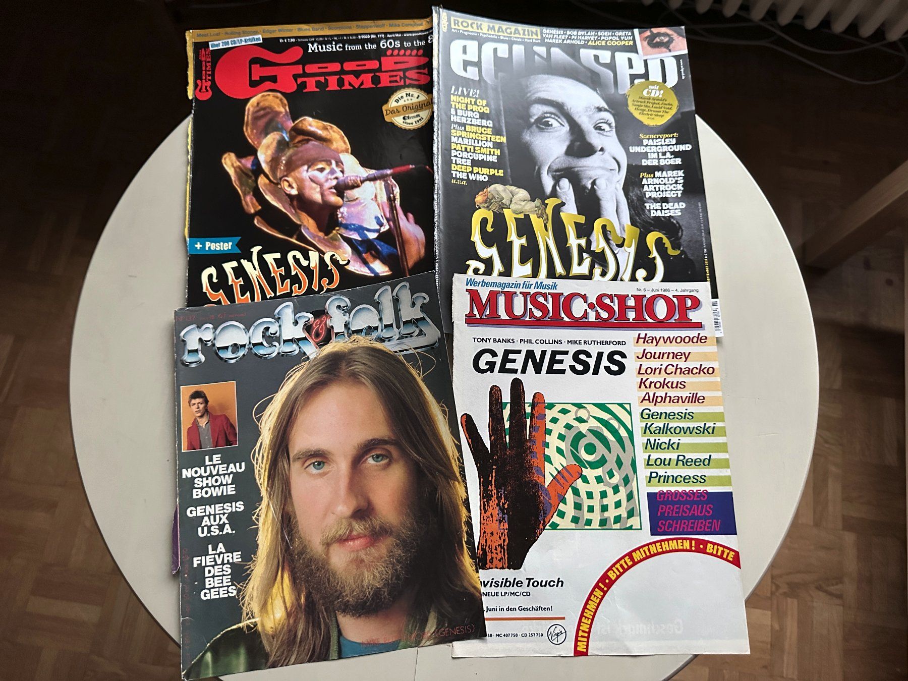 Riviste & Magazine: GENESIS PETER GABRIEL PHIL COLLINS tolle Berichte + Poster – Usato da Basel venduto da Partridge 2