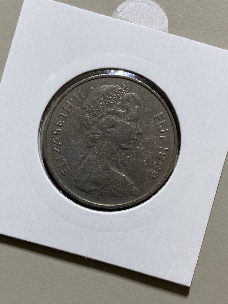 Tutti le monete: Fiji (GB) - 20 centimes - 1969 – Usato da Payerne venduto da Mike1682 1