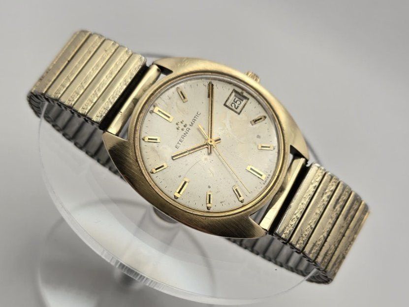 Eterna Uhren: ETERNA-MATIC DATE SWISS MADE UHR – Gebraucht aus Neftenbach von Taschen-Uhren 2