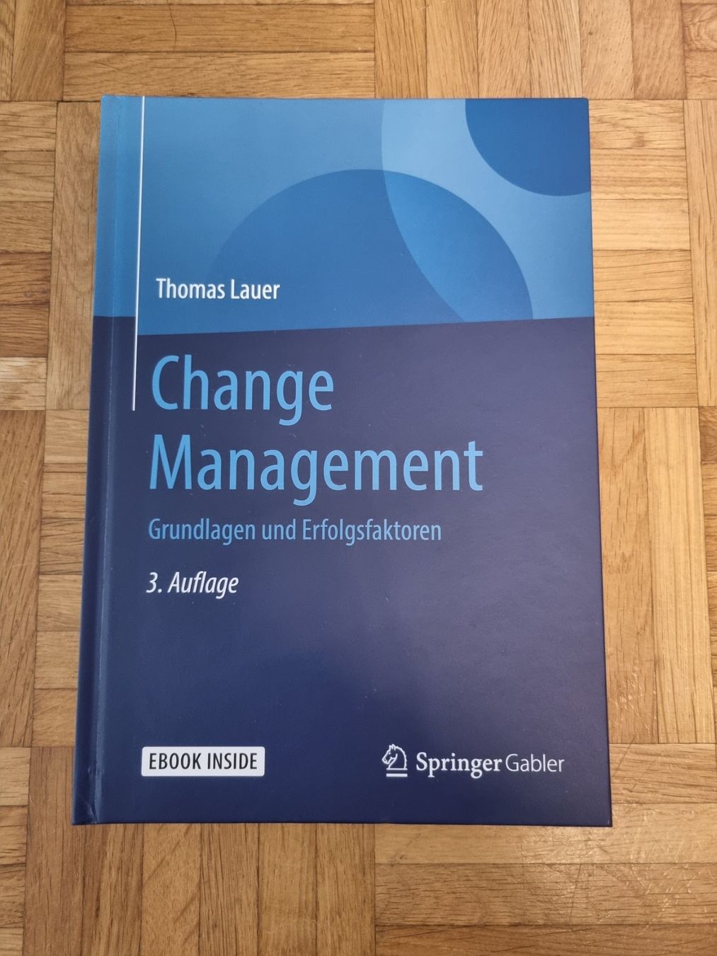 Libri: Buch Change Management Thomas Lauer 3. Auflage Springer – Usato da Kaiseraugst venduto da archstud