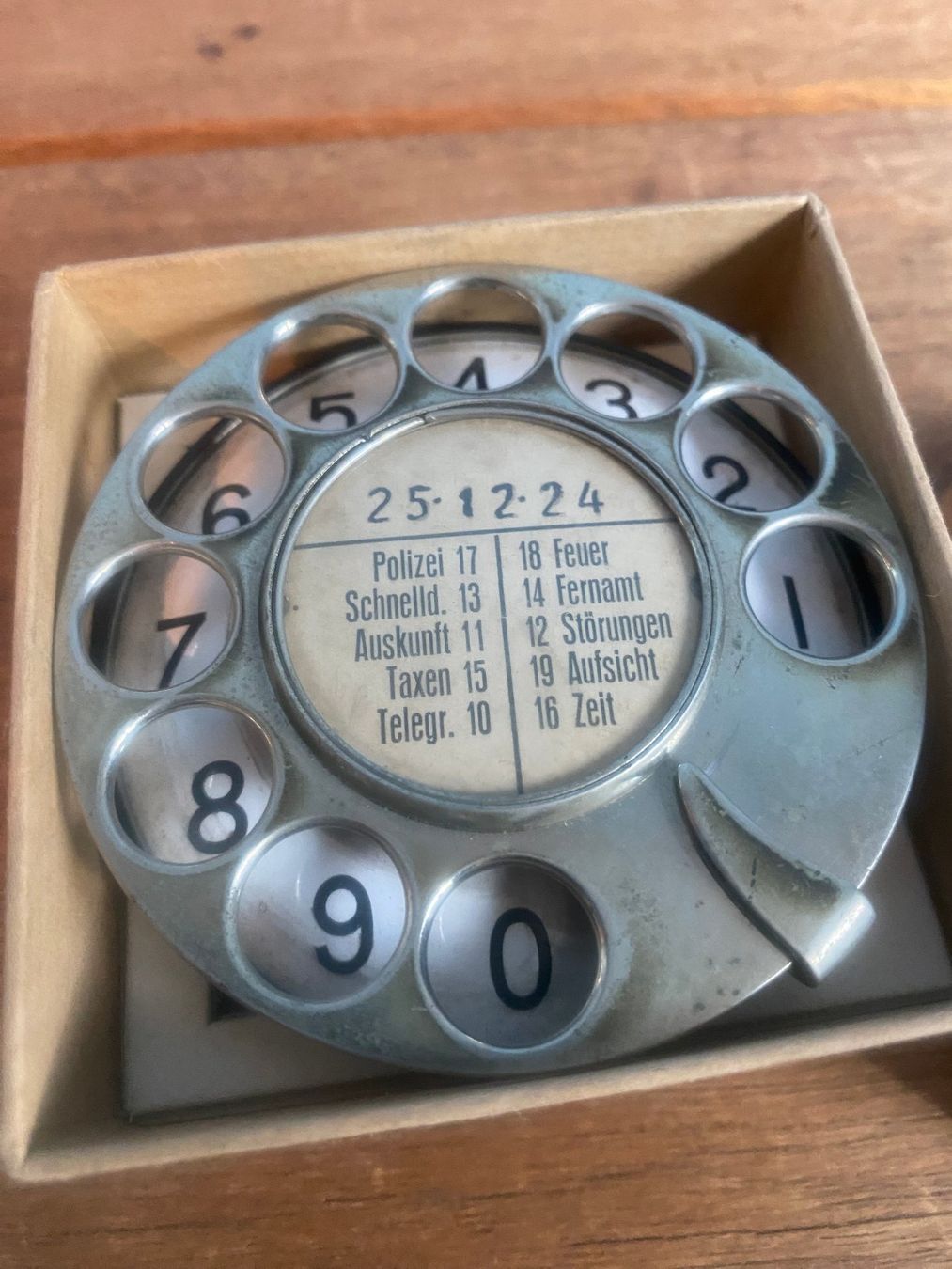 Telefoni: Alte Wählscheibe (Nummernschalter) Telefon – Usato da Möhlin venduto da Glunggi 1