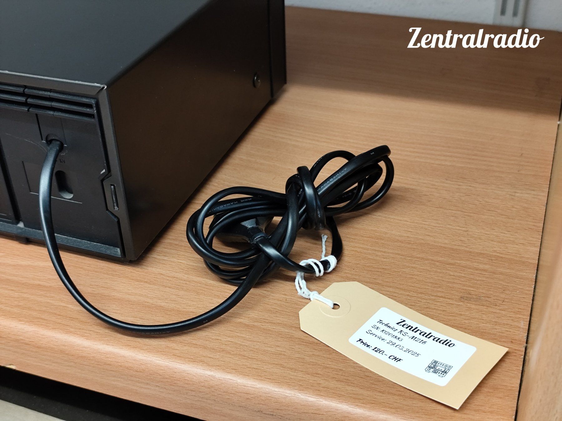 Technics Aufnahmegeräte: Technics RS-M216 Tape Deck – Gebraucht aus Zürich von Zentralradio 7