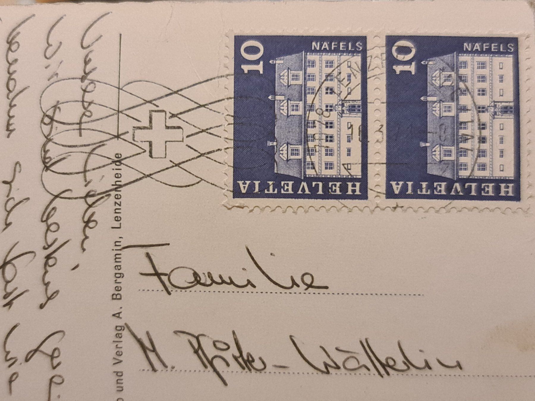 Ansichtskarten: Ansichtskarte Lenzerheide Valbella 1971 – Gebraucht aus Dintikon von Vexi 1