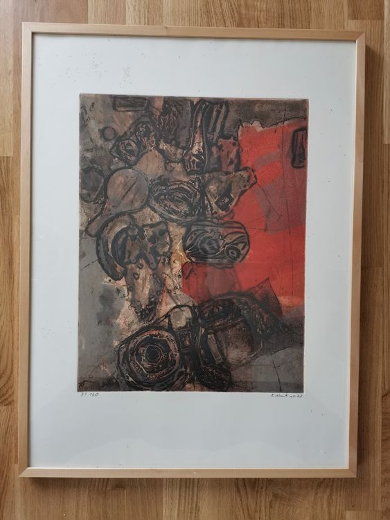 Original-Lithographie von Klaus Däniker (1930-2009) 1