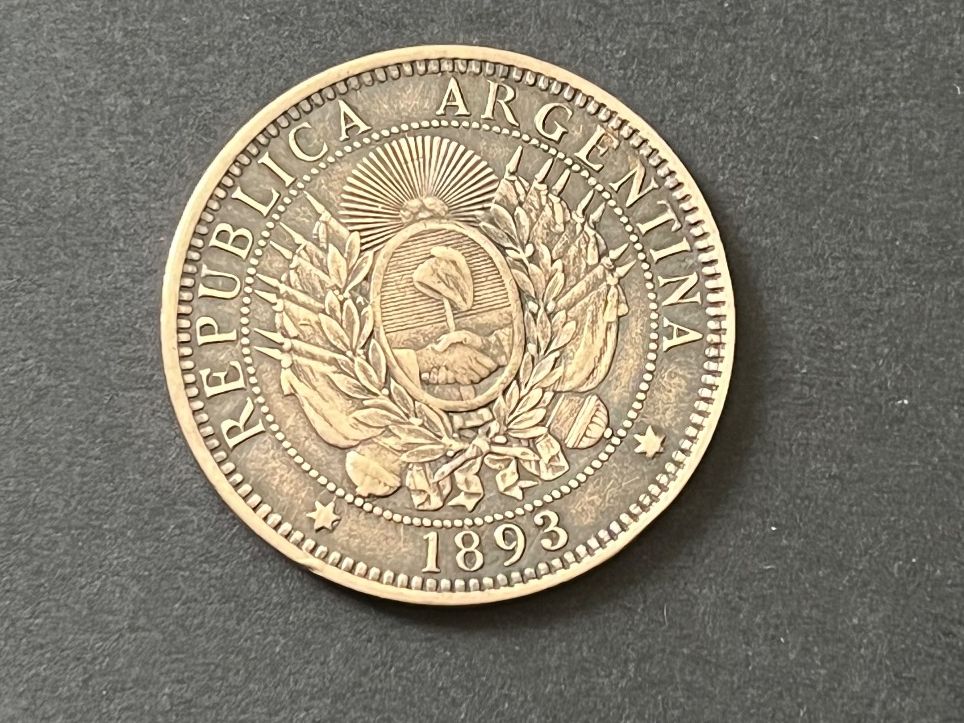 Alle Münzen: Münze Argentinien 1893 2 Centavos – Gebraucht aus Neuenhof von Mastermind-73