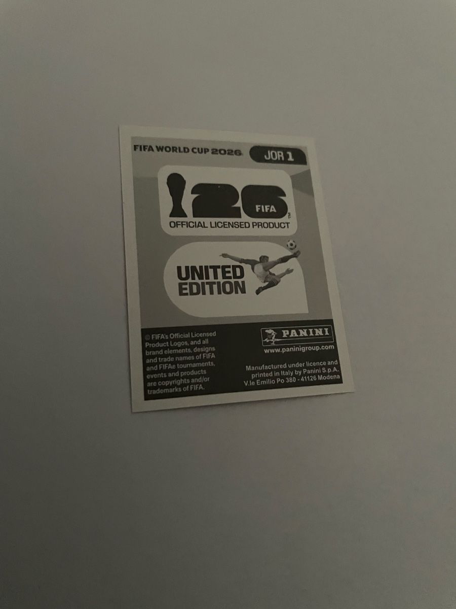 Panini Carte collezionabili: FIFA WM 2026 Jordan JOR 1 – Nuovo (secondo la descrizione) da Winterthur venduto da Cobraforce 1