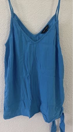Blaues Sommertop 36/38 Grösse 10 New Look luftig leicht
