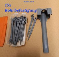 GARDENA-SET 11: Rohrhalter 15 Stk
