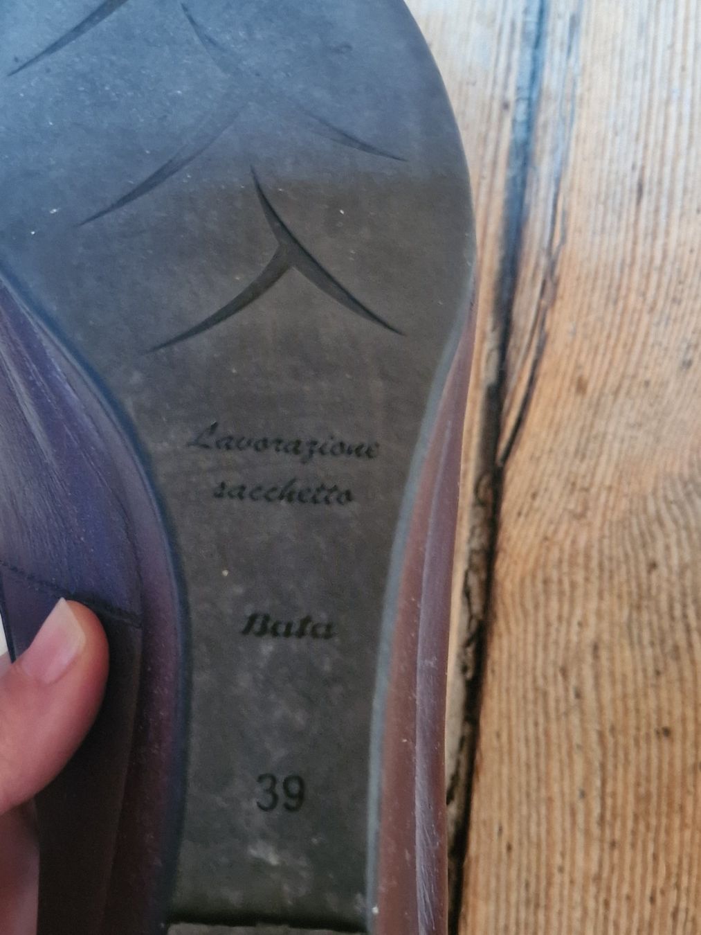 Scarpe da donna: Ballerina mit Absätzen, Bata, tiefviolette, Grösse: 39 – Usato da Oberuzwil venduto da ftaki 2