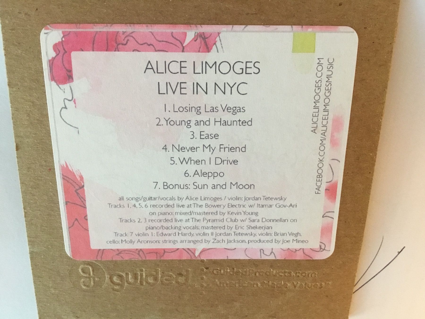 CD: Alice Limoges Live in NYC CD  s – Usato da Thierachern venduto da sweden08 1