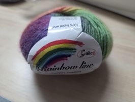 Wolle Rainbow Line Smile mehrfarbig neu 1x50gr